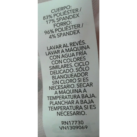 Joy lab sport Bra floral mauve size XL - Picture 6 of 7